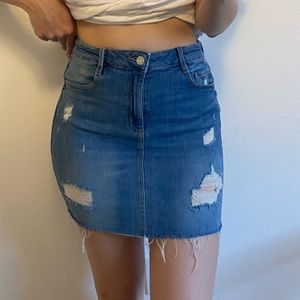 Garage Jean Skirt